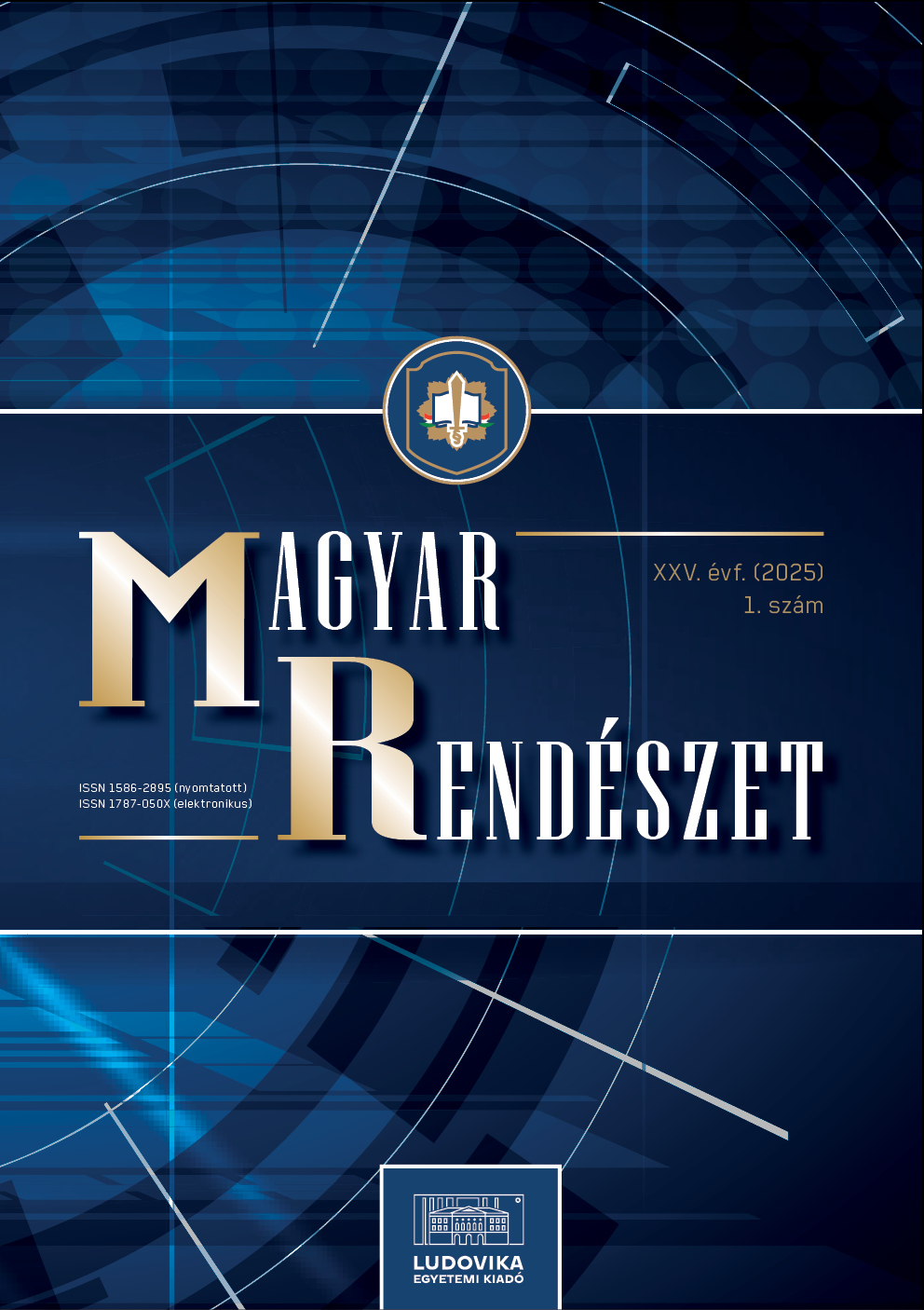 Magyar Rendészet 202/4. szám borítója